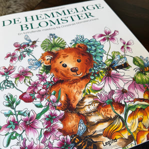 Malebog af Christina - De Hemmelige Blomster